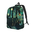 thumbnail image 2 of KLL Mystical Black Cat Fireflies Print Travel Laptop Backpack - College Backpack Business Work Bag Nurse Bag Casual Daypack for Weekender Business Hiking -Small, 2 of 6
