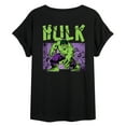 thumbnail image 2 of Marvel The Avengers - Hulk Comic - Women's Oversized Graphic T-Shirt, 2 of 5