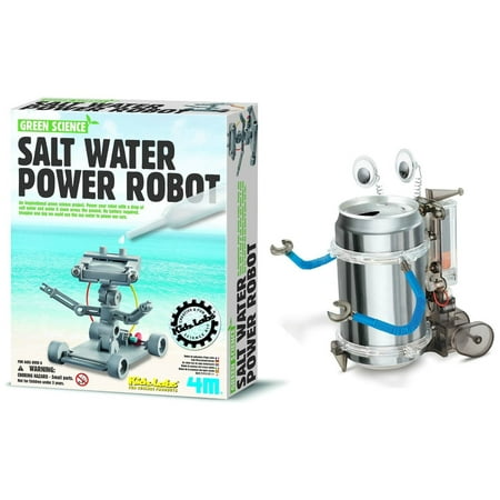 tin can robot 4m salt water powered robot kit and tin can robot tin can robot 4m salt water powered robot kit and tin can robot