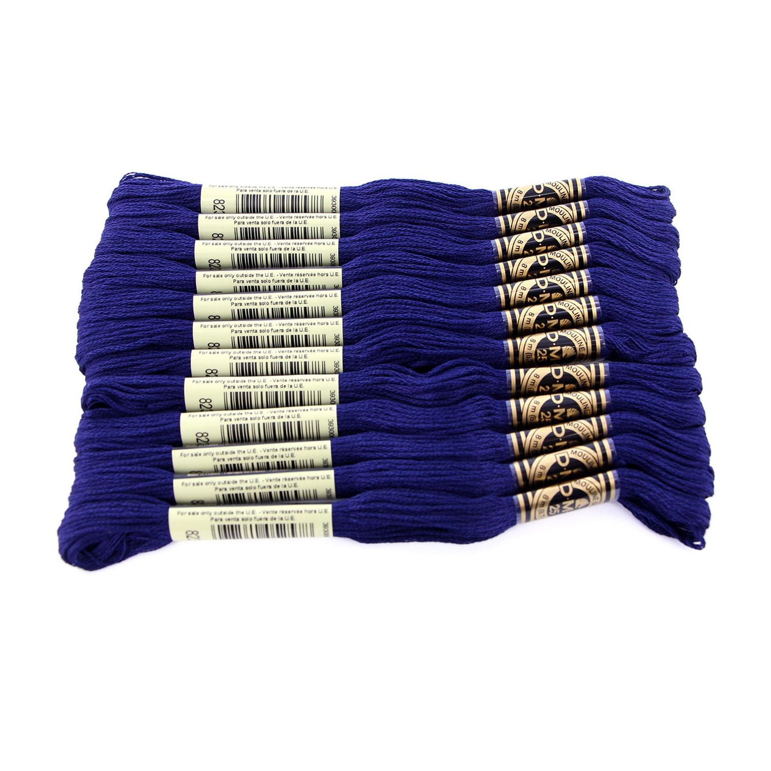 DMC Coton À Broder 6 Brins 8m - Bleu 6 Brins