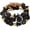 Black., variant on Women Beaded Bracelet Set | Colorful Boho Stackable Trendy Design with Crystal Accents Multilayer Bangle Bracelet | Fashion Stretch Braclets Jewelry for Women