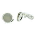 thumbnail image 4 of Pendientes Clip Mujer Sin Agujero perfecl 12pcs Plata 12mm Pad, 4 of 4