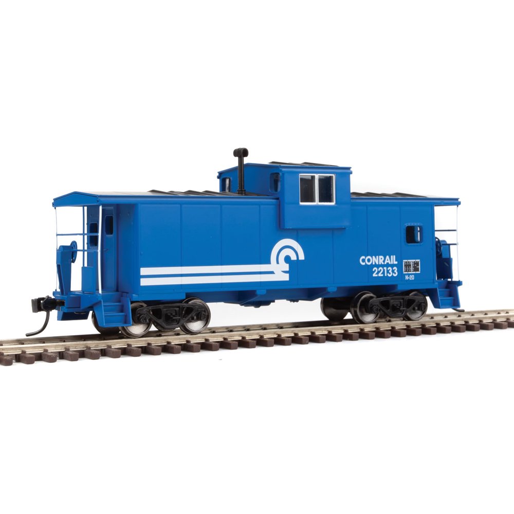 Walthers HO Scale Extended WideVision Caboose Conrail/CR (Blue) 22133
