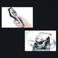 thumbnail image 4 of KM-5031 Lithium Battery Bald Recharge Hair Clipper USB Type Easy Flushing Sharp Angle Cutter Head Clipper, 4 of 11