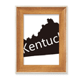 thumbnail image 1 of Kentucky America USA Map Outline Desktop Wooden Photo Frame Display Picture Art Painting Multiple Sets, 1 of 3