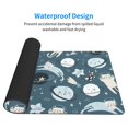 thumbnail image 4 of ZICANCN Gaming Mouse Pad, Cartoon Cat Blue Astronauts Large Mouse Mat Desk Pad, Keyboard Mouse Mat, 15.8x29.5 inch, 4 of 9