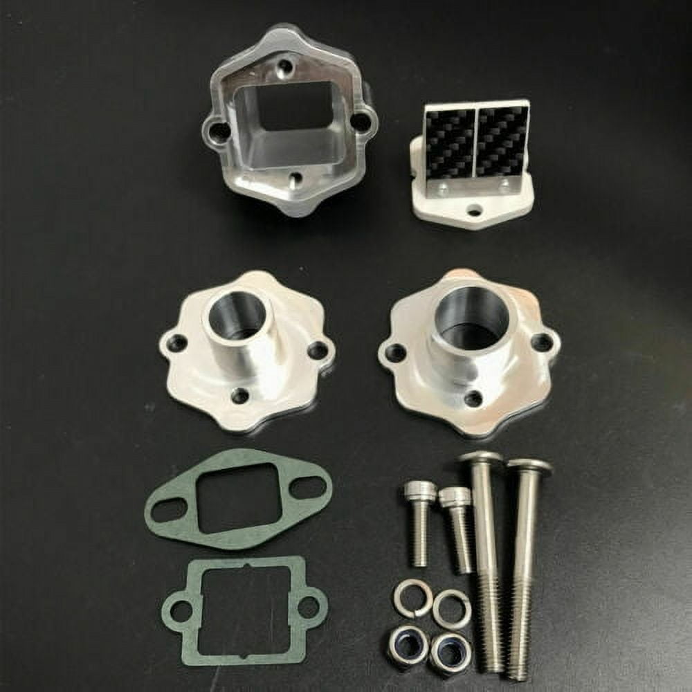 DONSP1986 OZ Reed Valve Kit 19mm & 23mm for 2 Stroke Gas Engine Kit 66cc/80cc
