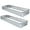 Silver(2 Pack), variant on 2 Pack 6x3x1FT Galvanized Raised Garden Beds Kit Outdoor Metal Gardening Planter Box for Vegetable Elevated Flower Herbs,Silver