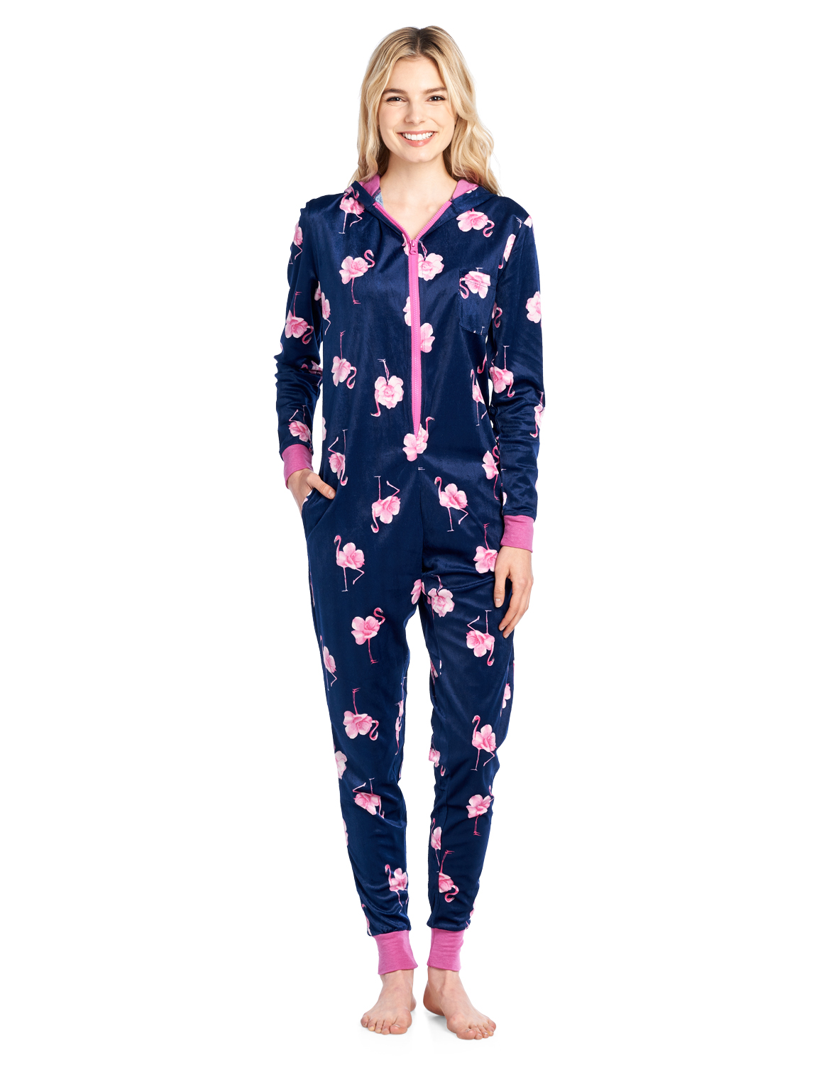 pink pajama jumpsuit