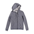 thumbnail image 4 of Roxy Womens Trippin Stripe Zip Up Hoodie - Blue/Marshmallow, 4 of 5