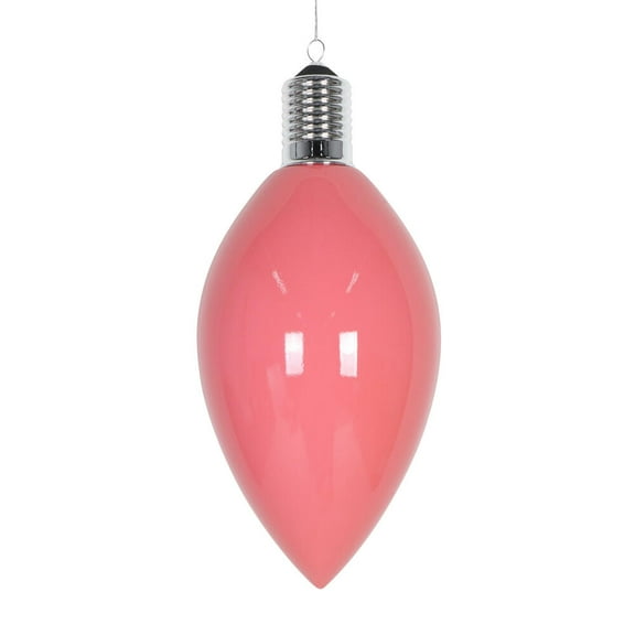 15.5" Pink Enamel C9 Bulb Ornament