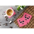 thumbnail image 3 of Panda Bear Pink Face Foam Coaster Set of 4, 3 of 3