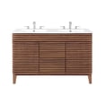 thumbnail image 6 of Modway Render 48" Modern Wood Double Sink Bathroom Vanity in Walnut/White, 6 of 9