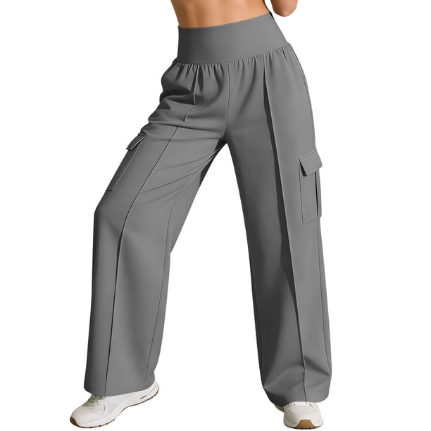 Pantalones Estirables con Bolsillos para Mujeres Bolsillos de Color Sólido Leggings Pantalones Recortados para Mujer Leggings con Bolsillo