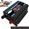 thumbnail image 4 of 4000W Convertisseur Pur Sinus 12V 220V Onduleur sinusoïdale transformateur avec Télécommande sans Fil Écran LED 2 Port USB for Voiture Camping Voyage Rojo Verde Cocina, Decoración y Otros, 4 of 5