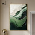 thumbnail image 3 of Green Echoes I Canvas Green Abstract Art by Art Remedy, Gold Frame, 36" x 54", 3 of 7
