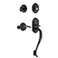 thumbnail image 3 of Nostalgic Warehouse Rope Rosette S Grip Entry Set Swan Lever in Timeless Bronze, 3 of 3