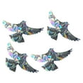 thumbnail image 1 of veasfak 4pcs 3D Decorative Window Film, Clear Glass Rainbow Effect Door Window Static Bird, 1 of 8