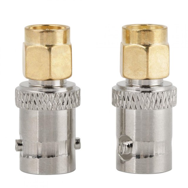 Adaptador Coaxial De Conector RF BNC Hembra A SMA Macho, Conectores BNC Hembra A SAM Macho, 2 Uds.