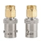 thumbnail image 1 of Adaptador Coaxial De Conector RF BNC Hembra A SMA Macho, Conectores BNC Hembra A SAM Macho, 2 Uds., 1 of 7