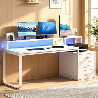 Ikea MICKE Computer Desk, White - Walmart.com