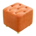 thumbnail image 4 of yuksok Tabouret Repose-Pieds Élégant pour Maison Salon Entrée orange, 4 of 9