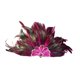 thumbnail image 4 of Tocado de plumas artificiales, decoración para el pelo, para disfraces, actuaciones en el escenario. Rosa roja, 4 of 9