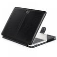 thumbnail image 1 of Shockproof Laptop Case PU Leather Carrying Book Folio Protective Stand Cover Sleeve Case For Macbook Pro, 1 of 9