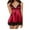 Wine Red, variant on GATXVG Silk Satin Pajamas for Women Sleeveless Long Nightgown Summer Full Slip Sleep Dress Soft Nightshirt Chemise Sleepwear Lounge Dresses S-XXXL