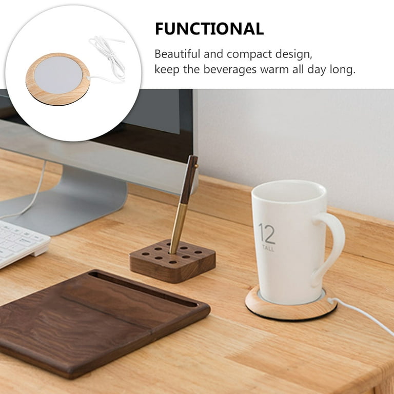 Beverage Heater, Coffee Mug Warmer Coaster For Warming & Heating  Coffee,beverage, Milk, Tea And Hot Chocolate, Safe And Reliable, 55 °  C,birthday Gifts, Christmas Gifts, Gift For Leaders To Friends ( Cup