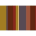 thumbnail image 2 of Grayscale 14x11 Black Ornate Wood Framed with Double Matting Museum Art Print Titled - Warm Stripes XI, 2 of 4