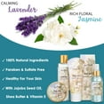 thumbnail image 4 of Aqua Elegante Spa Gift Basket For Women - Luxury Bath Set With Jasmine & Lavender, 4 of 10