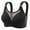 Black, variant on Bigersell Comfort Bras for Women Sale Push up Bras for Women Plus Size Full-Figure Bra Style B2397 V-Neck Seamless Bras Hook and Eye Bra Closure Women's Plus Size No Show Bras for Women Pink XXL