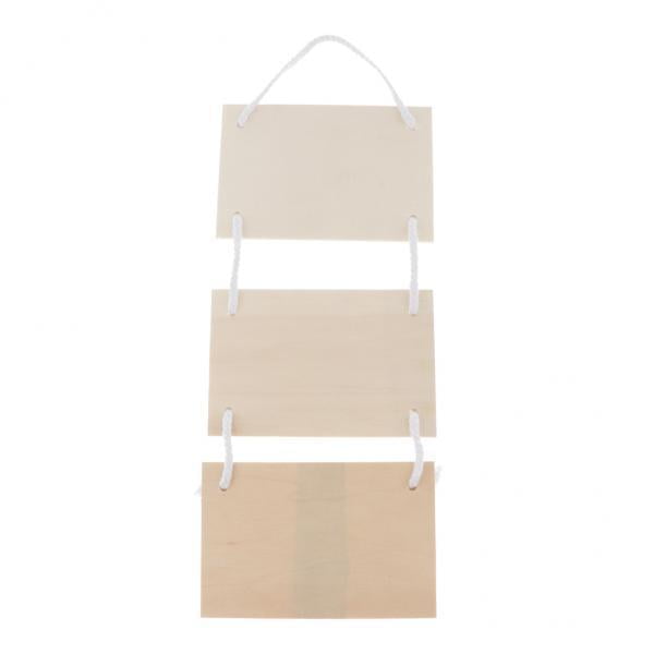 2 Tablones de Natural, Letrero Colgante de licencia de Tablón de , para Boda, Decoración para hogar, Proyecto de Bricolaje SM SunniMix placa de madera sin terminar