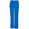 Workwear Flex Women Medical Scrubs Pant Mid Rise Straight Leg Elastic Waist 44200AT, S Tall, Royal