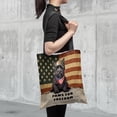 thumbnail image 4 of Freedom Paws Patriotic Scottish Terrier Vintage Memorial Day All Over Print 3D Canvas Tote Bag Scottie Dog Lover Gifts Reusable Handbag - 12006, 4 of 5
