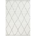 thumbnail image 1 of Dynamic Rugs SP912490046242 7 ft. 10 in. x 11 ft. 2 in. Sherpa 49004 Rectangle Contemporary Shag Rug - 6242 Ivory & Grey, 1 of 1