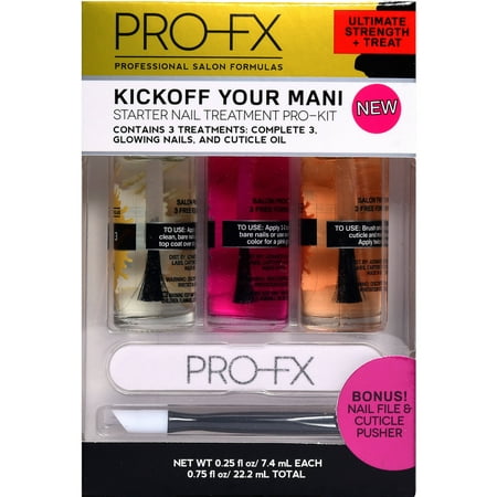 ProFx Kickoff Your Mani Starter Nail Treatment Pro-Kit, 0208, .75 (Best Nail Repair Treatment)