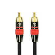 PrimeCables Coaxial Cables Audio Video RCA Cable M/M RG59U 75ohm Gold connector For SPDIF Digital Coax Subwoofer & Composite Video