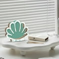 thumbnail image 4 of Wooden Seashell Storage Beach Themed Decorative Organizer For Jewelry Trinkets Home Display Natural Conch Design Desktop Ornament, 4 of 5
