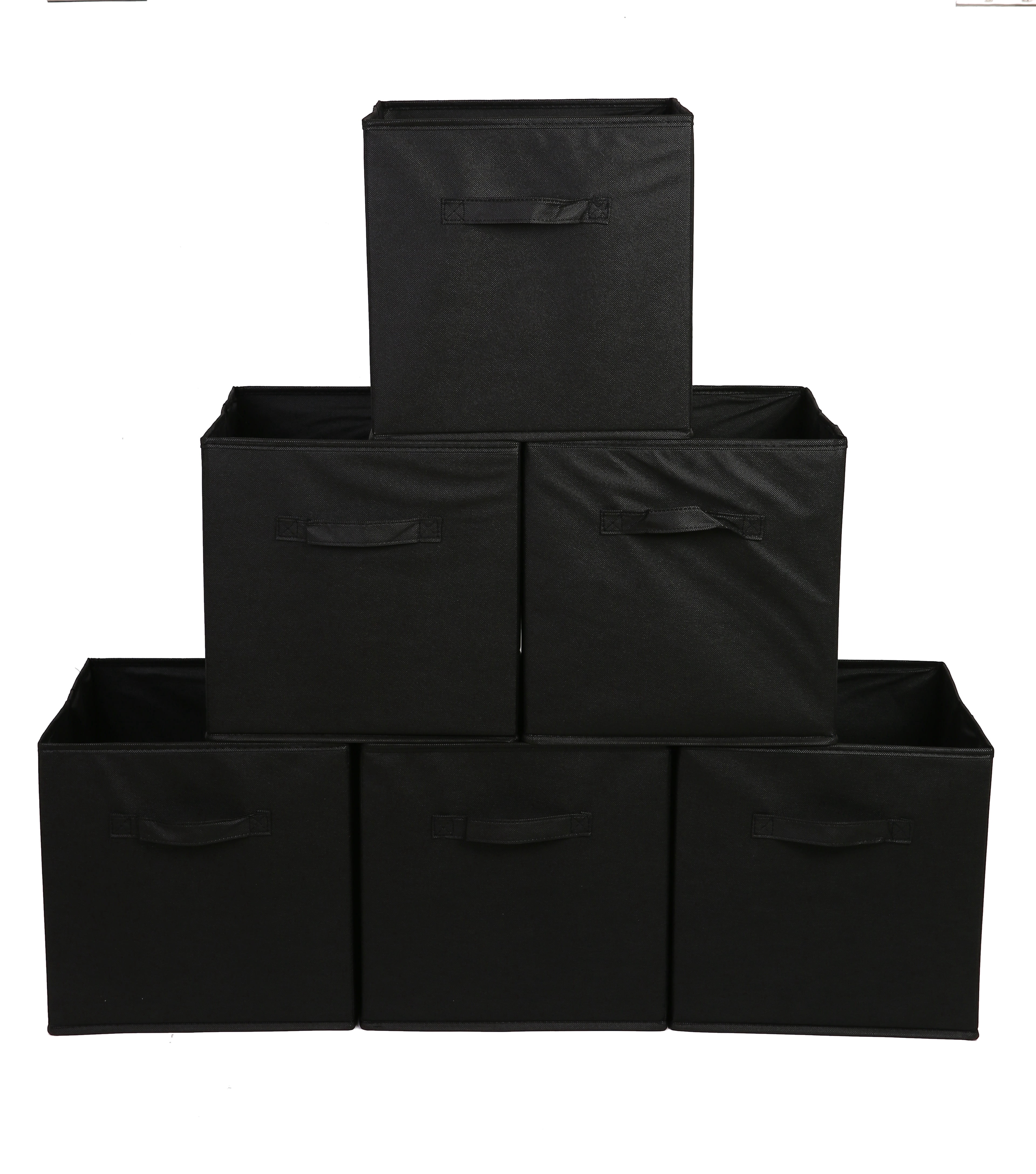 Free Shipping! Pomatree Linen Fabric 13x13 Storage Cubes Set of 6