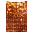 thumbnail image 3 of Ambesonne Abstract Tablecloth Rectangular Table Cover, Vivid Dots Mosaic, 60"x84", Dark Orange Orange, 3 of 4