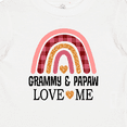 thumbnail image 4 of Inktastic Grammy and Papaw Love Me Girls Granddaughter Girls Baby T-Shirt, 4 of 5