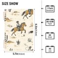 thumbnail image 3 of Haosy Cactus Cowboy Horse Notebooks 1-subject Journal 60 Sheets A5 College Ruled Paper Detachable Ring 8.3"x5.7", 3 of 8