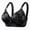 Black, variant on snilers Daisy Bras for Women No Underwire Wireless Bras Push Up Bra Comfortable Everyday Breathable Large Bust Bras