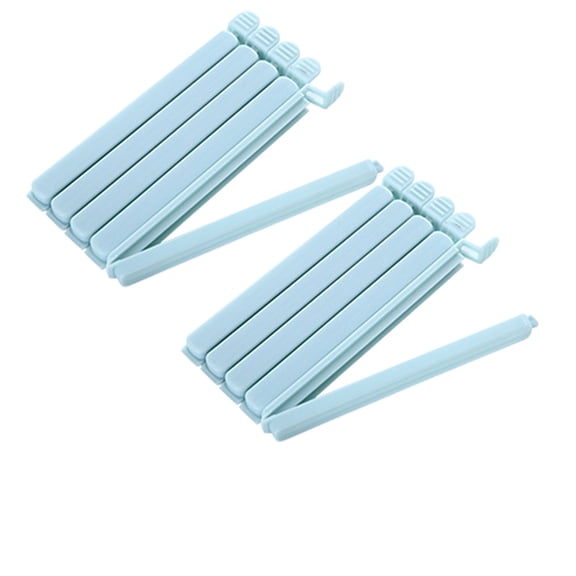 CASAFUN 10 Pack Sealing Clips for Food Bags - Easy Lock Design Multi-Colored Airtight for Snacks and Freshness Preservation for Kitchen Organization