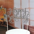 thumbnail image 4 of Walbest Cake Toppers Shiny Blessing Letters Cake Decoration Happy Birthday Cake Toppers Glod glitter letters happy birthday for Birthday, 4 of 7