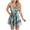 Green, variant on IROINNID Sundress For Women Fashion Sleeveless Ladies Ruffles Bandage Floral Print Camis Mini Dress V-Neck Short Dress