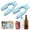 Blue, variant on FURNIX 2 Pcs Plastic Bottle Cap Openers, Versatile Bottle Openers,3 in 1 Water Bottle Opener Multi-Purpose Soda Can Opener Pull Tab Opener for Arthritic Hands Seniors