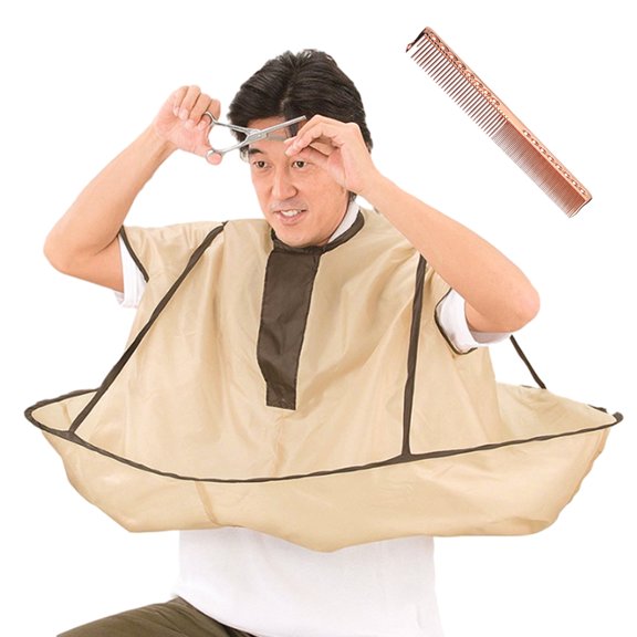 Hair Cutting Cloak Umbrella Cape Salon Barber Hairdressing Gown Family for Adult (Adult Size)-Style:Style 4;